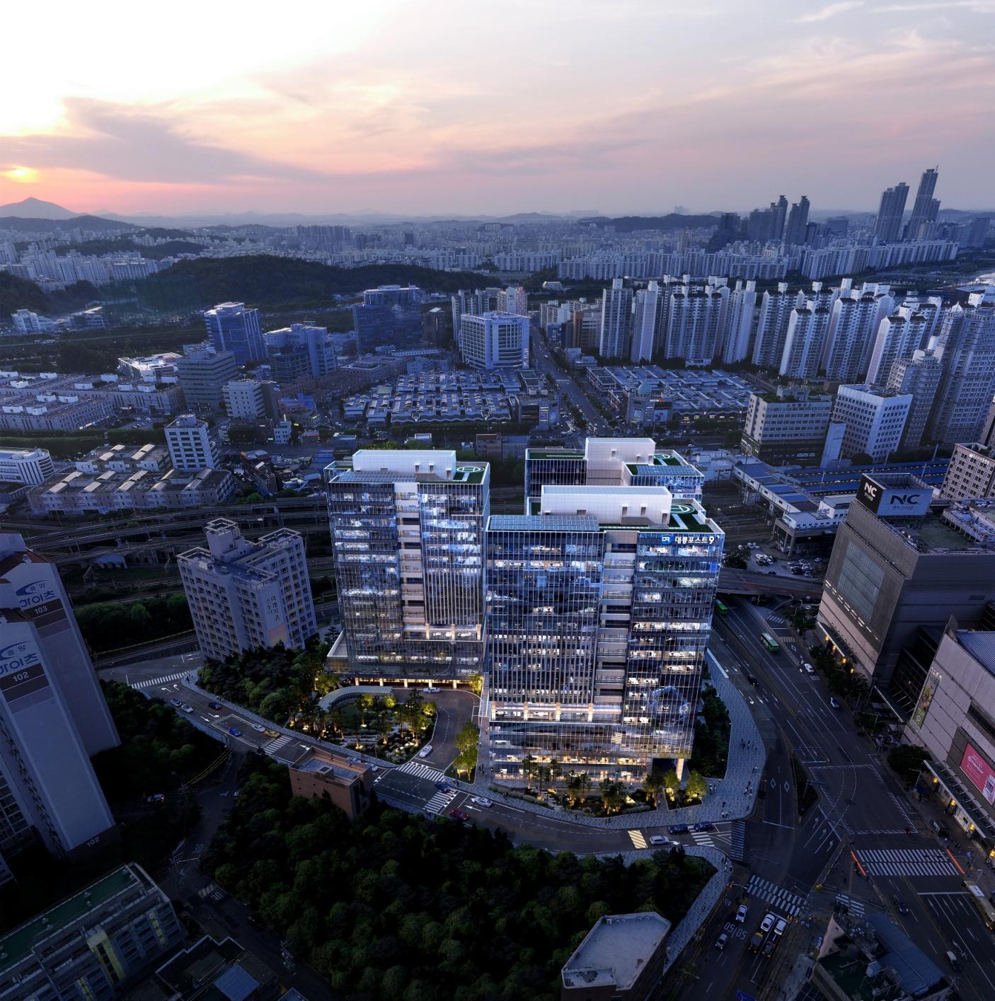 항공 전경 (남동측)
